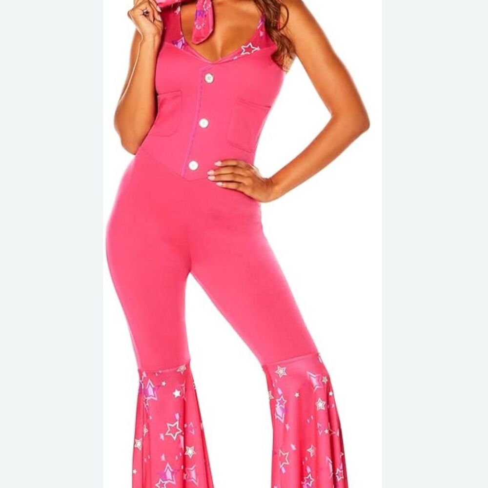 InSpirit Designs Women's Pink Western Barbie Cowgirl Costume L 12/14 Large